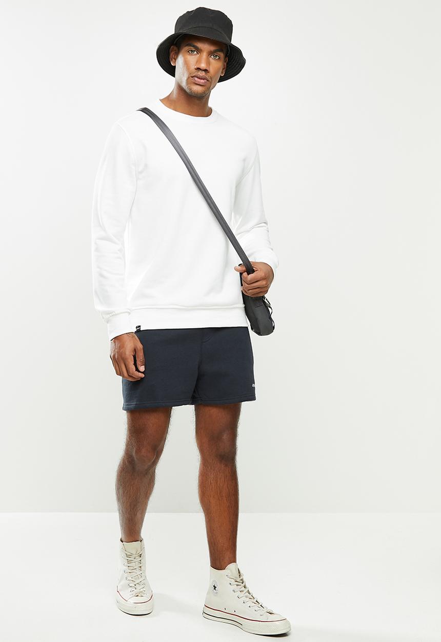 Jonathan D - Branded sweatshorts - regular fit - navy