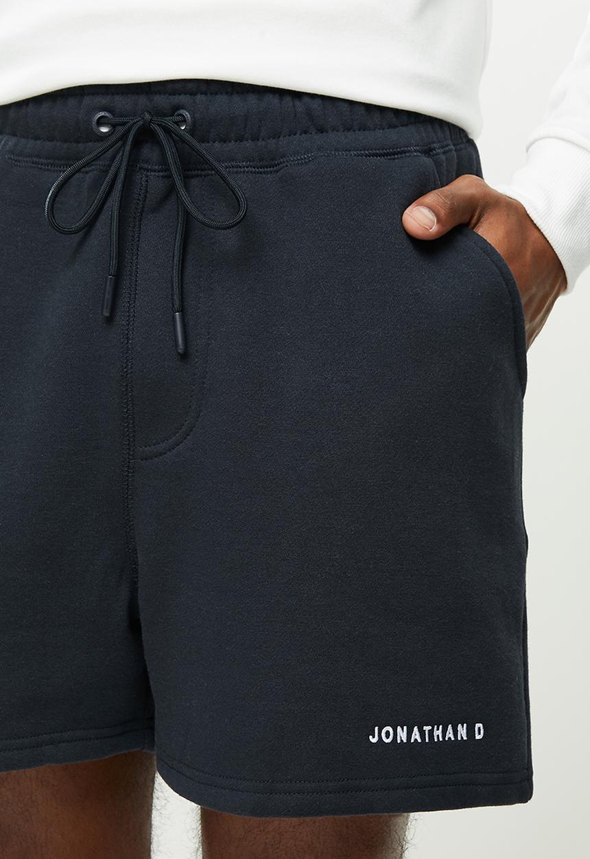 Jonathan D - Branded sweatshorts - regular fit - navy