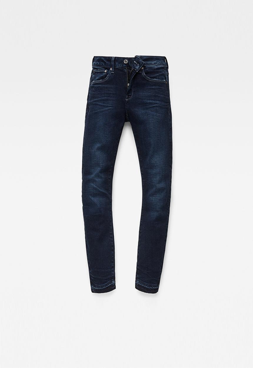 G-STAR - 3301 mid skinny ankle - blue