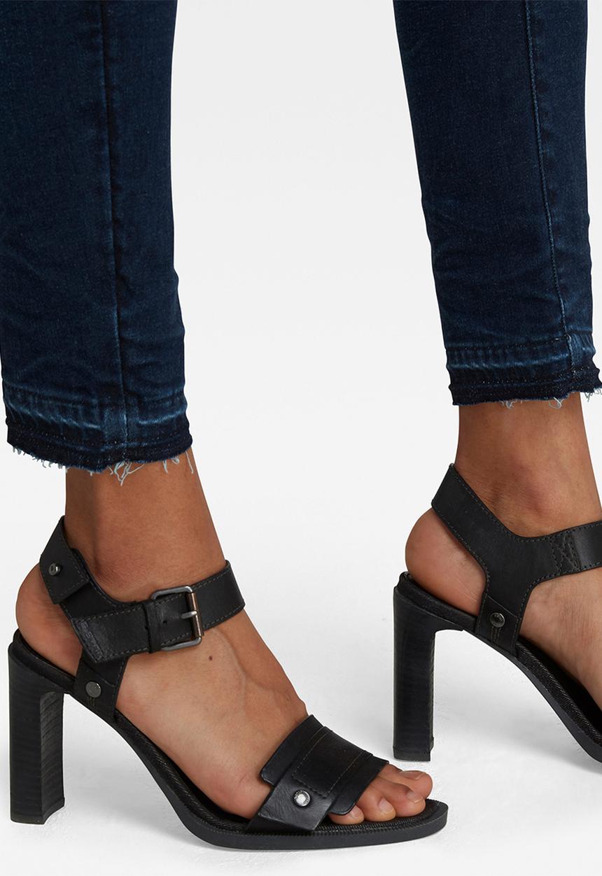 G-STAR - 3301 mid skinny ankle - blue