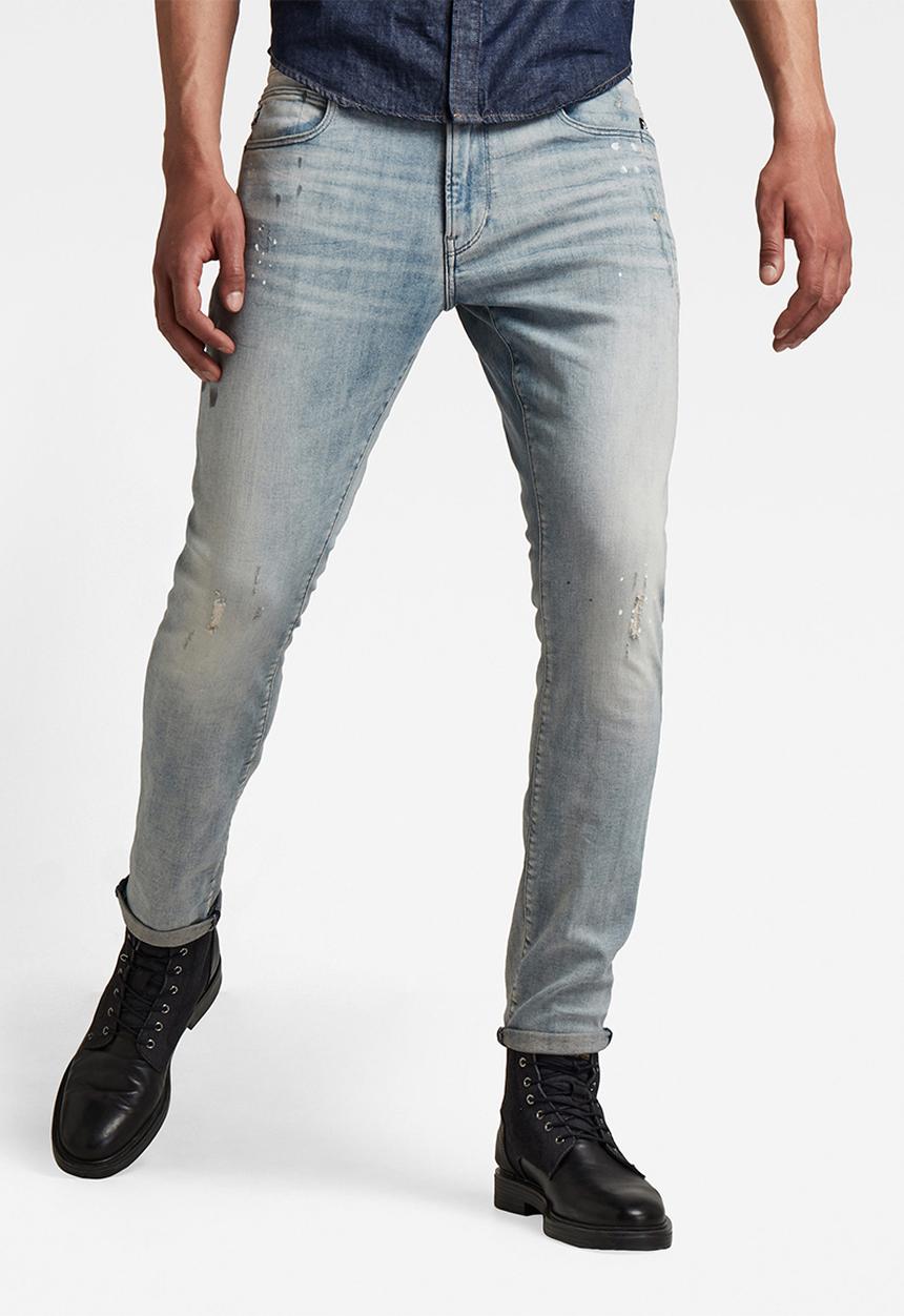 G-STAR - Lancet skinny - vintage nassau destroyed