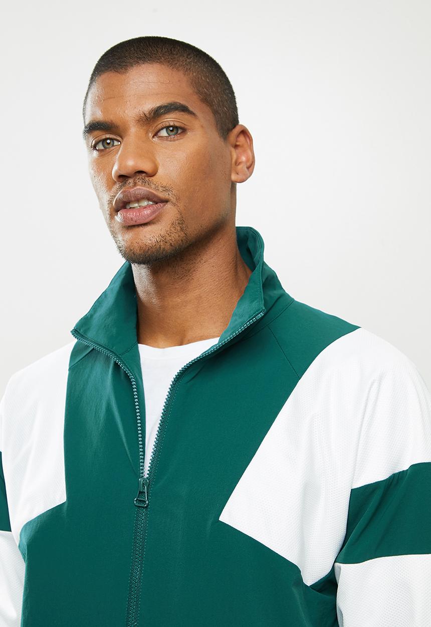 adidas Originals - EQT bold track jacket 2.0 - green & white