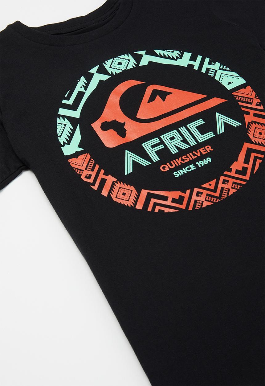 Quiksilver - Africa patterns youth short sleeve tee - black