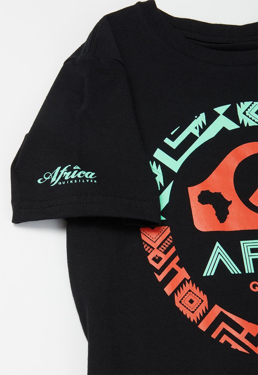 Quiksilver - Africa patterns youth short sleeve tee - black