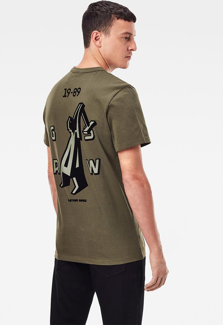 G-STAR - Gs raw hammer r short sleeve tee - combat