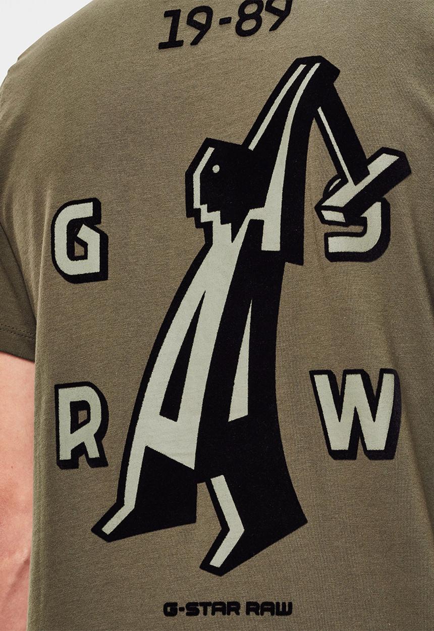 G-STAR - Gs raw hammer r short sleeve tee - combat