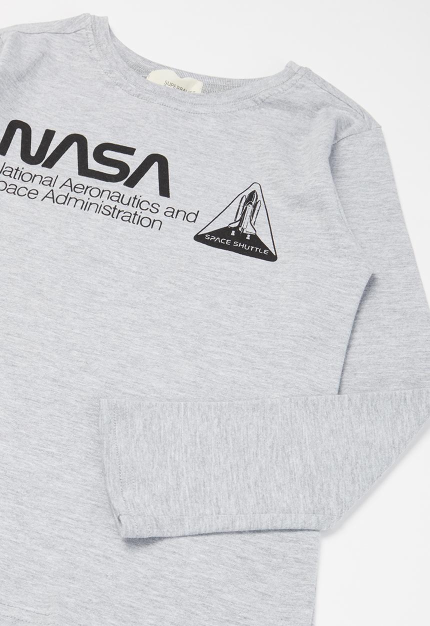 Superbalist Kids - Nasa pyjama top & pants set - grey & black