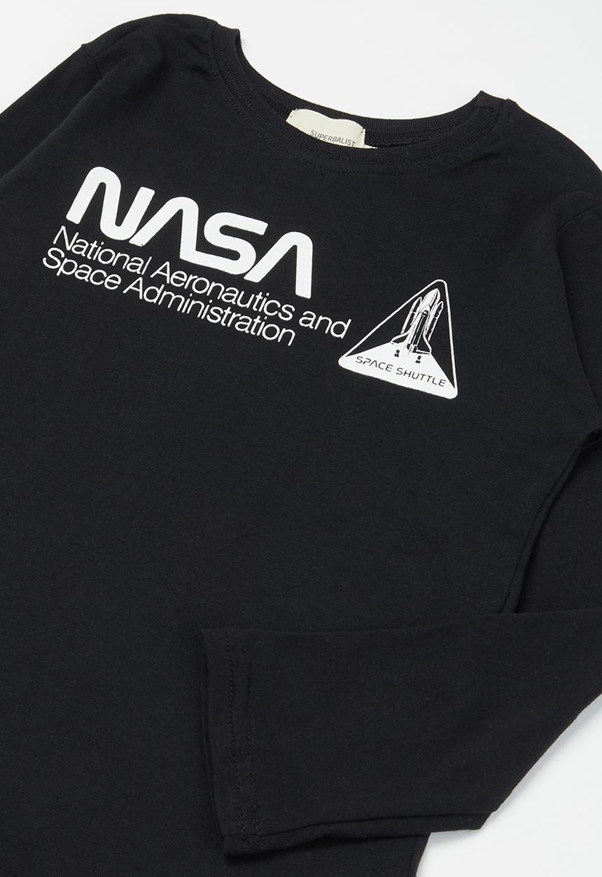 Superbalist Kids - Nasa pyjama top & pants set - black & grey 