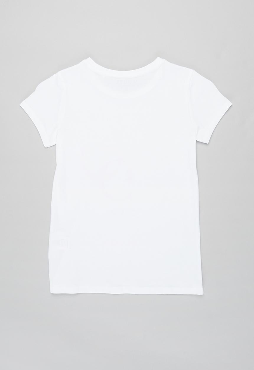GUESS - Girls short sleeve quatro g tee - white