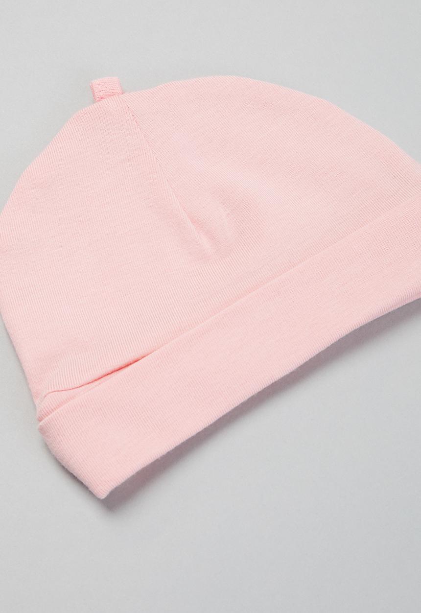 Superbalist Kids - Baby girls 2 pack printed beanies - white & pink