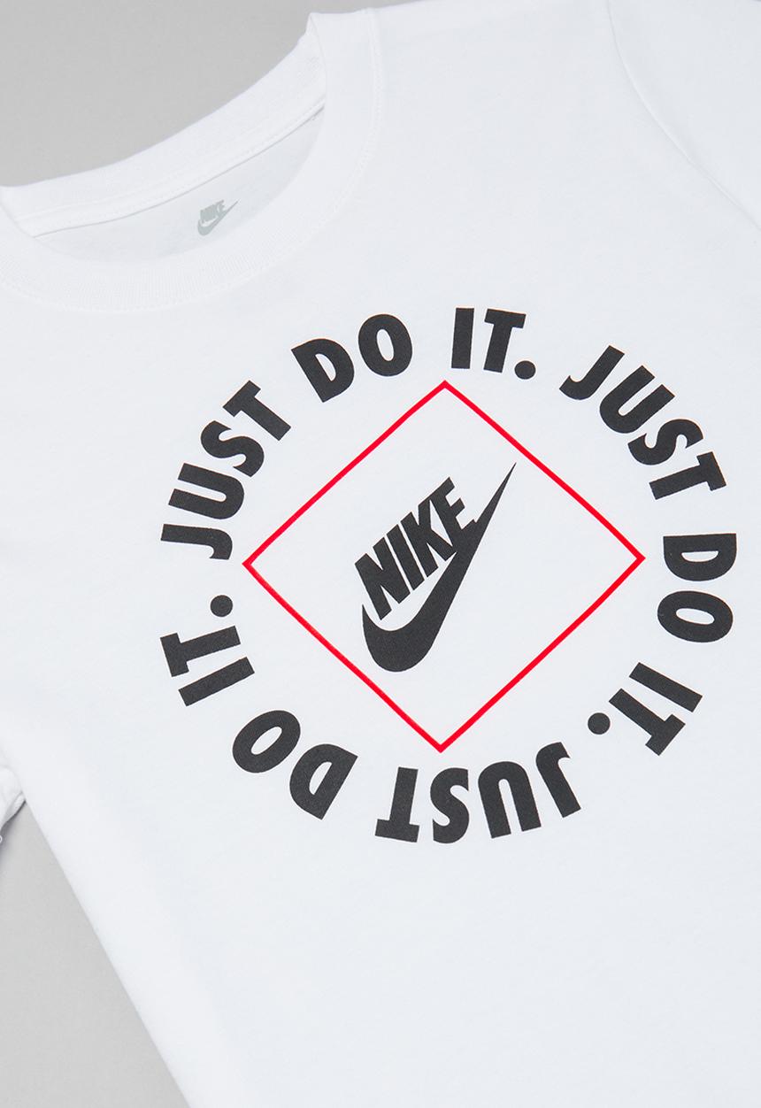 Nike - Nike boys just do it box tee - white