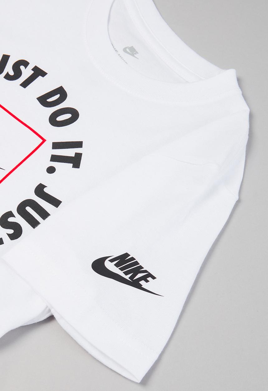 Nike - Nike boys just do it box tee - white
