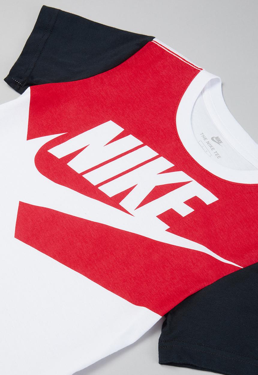 Nike - Nike boys amplify tee - white & red