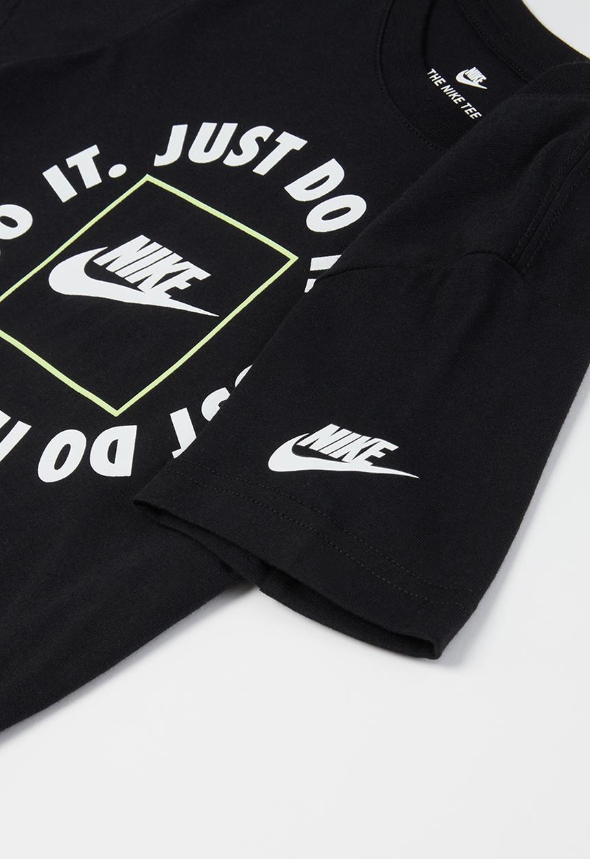 Nike - Nike boys just do it box tee - black