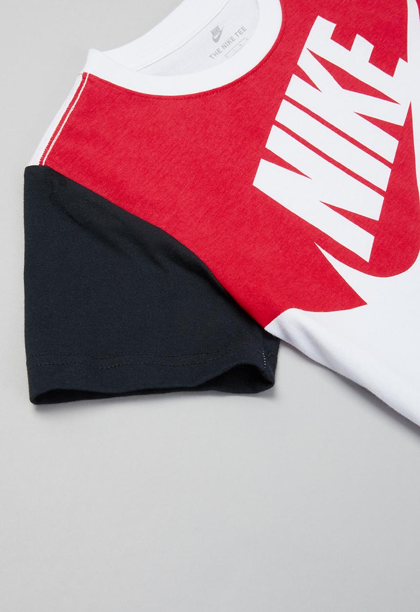 Nike - Nike boys amplify tee - white & red 