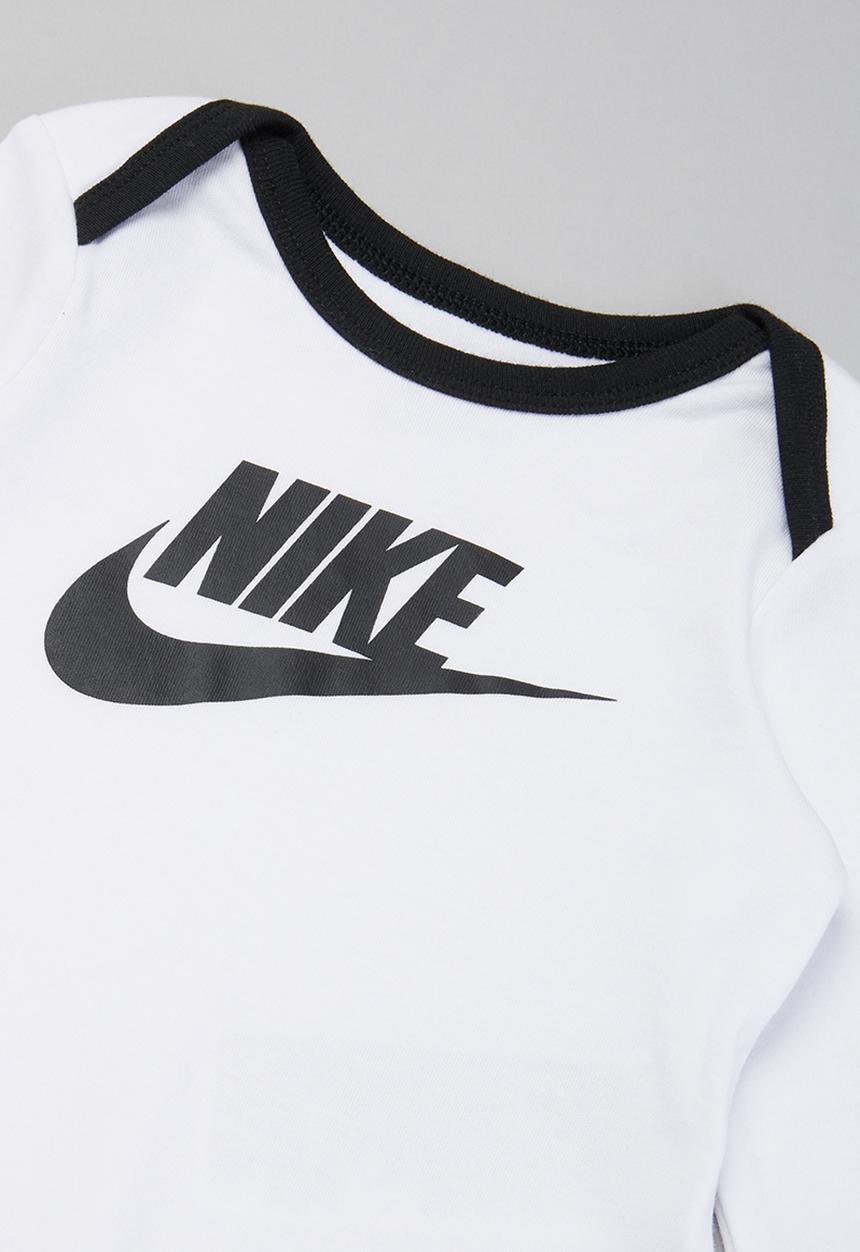 Nike - Nike footed pant 3 piece set - grey & white 