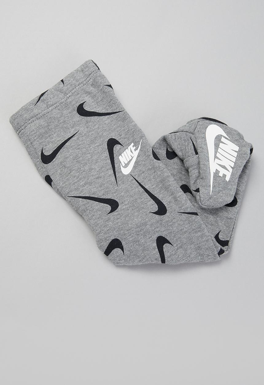 Nike - Nike footed pant 3 piece set - grey & white 