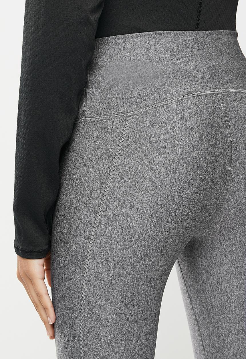 Under Armour - Hg armour hi rise 7/8 ns tights - charcoal