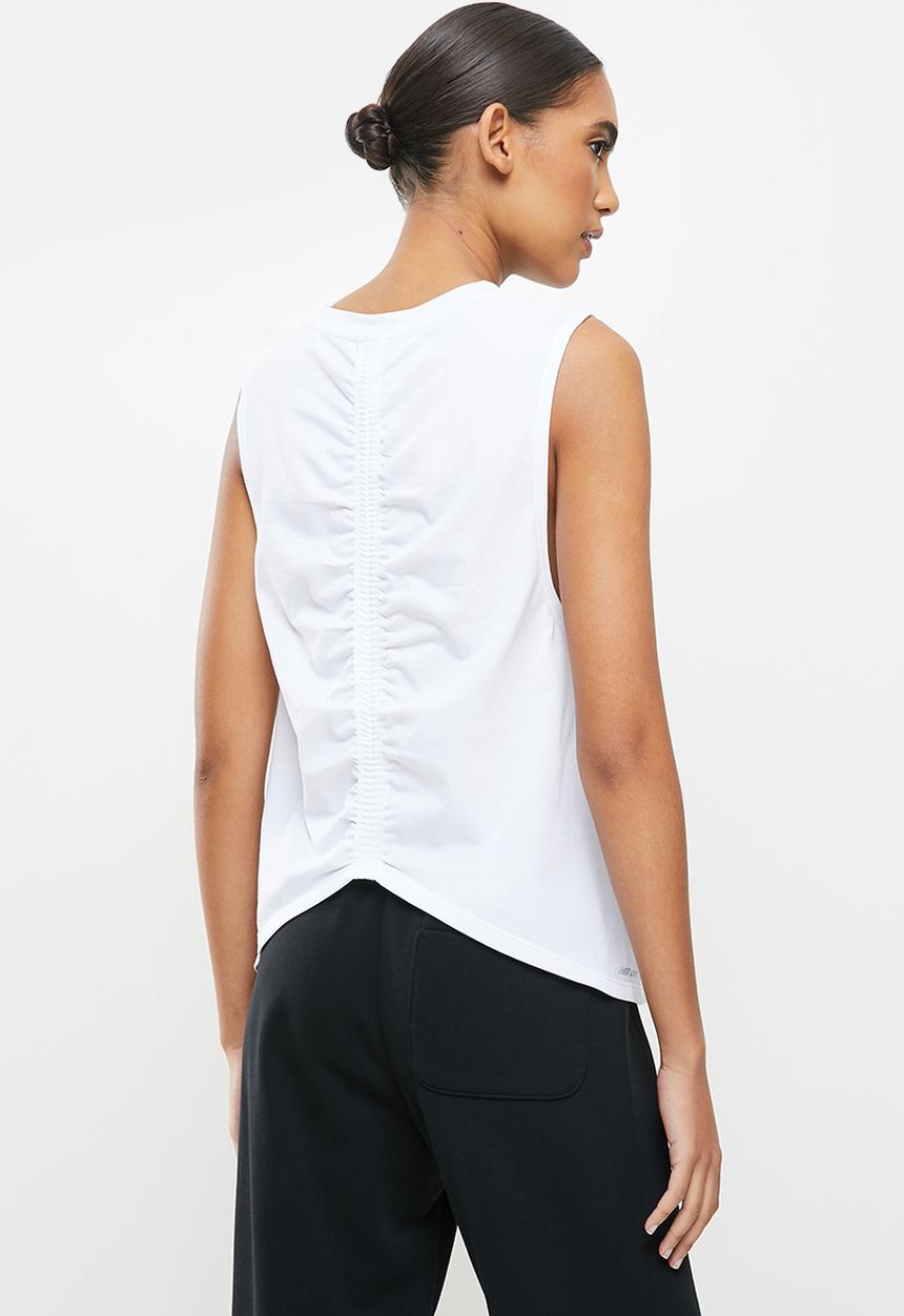 New Balance  - Relentless tank print - white
