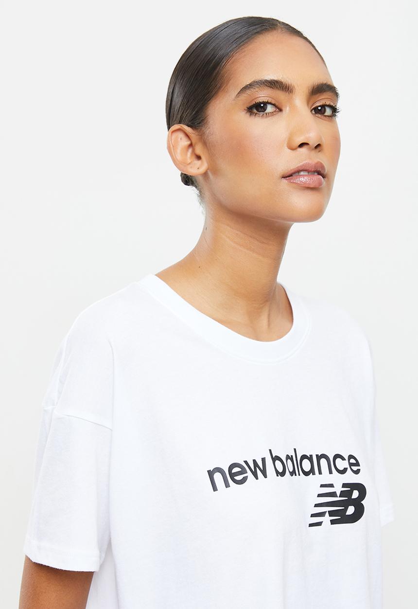 New Balance  - Classic core logo tee - white
