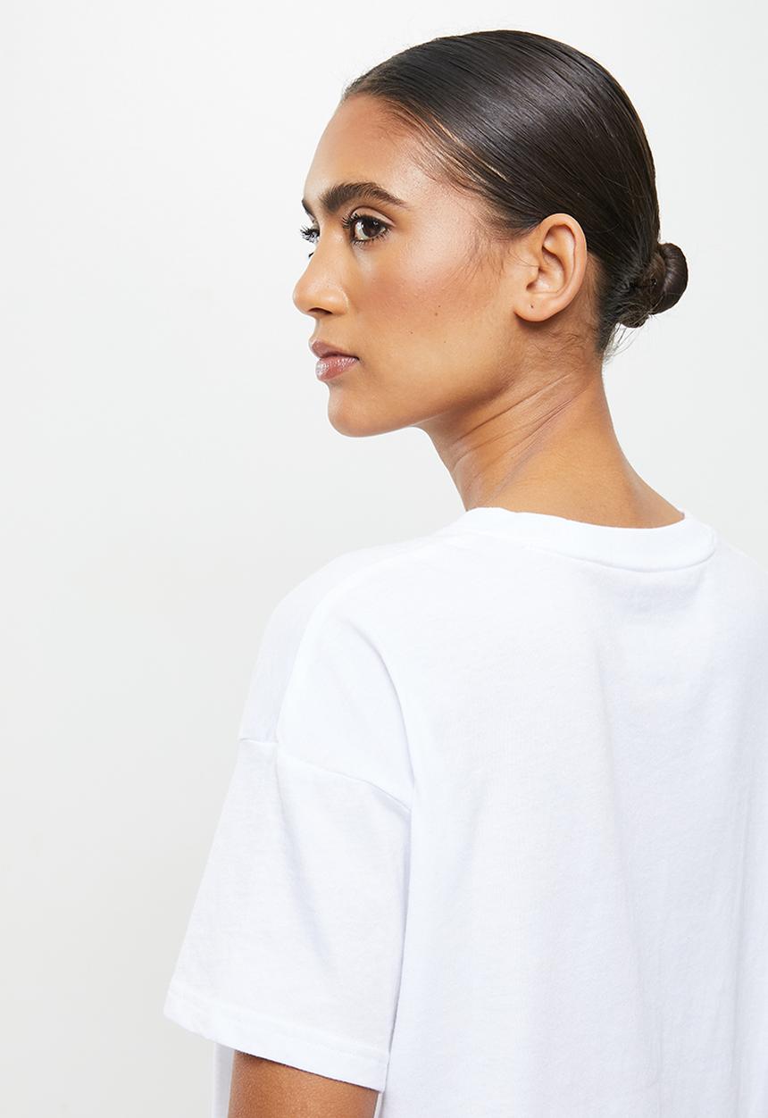 New Balance  - Classic core logo tee - white