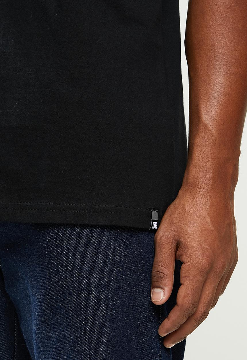 DC - Spiral short sleeve tee - black