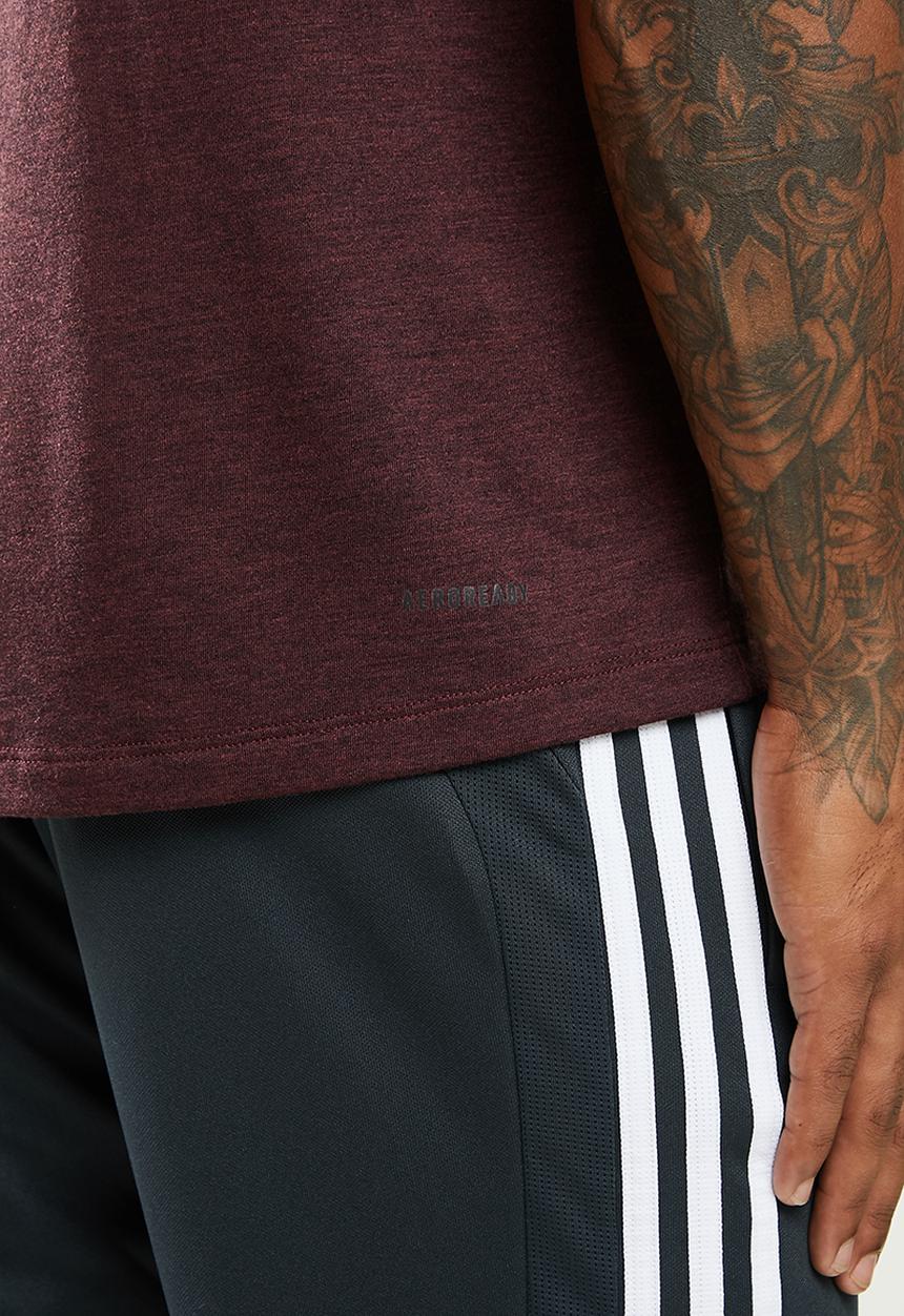 adidas Performance - Free lift sport prime heat tee - burgundy 