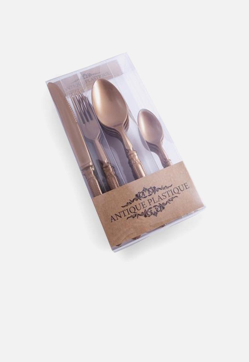 Nicolson Russell - Antique plastique cutlery-gold