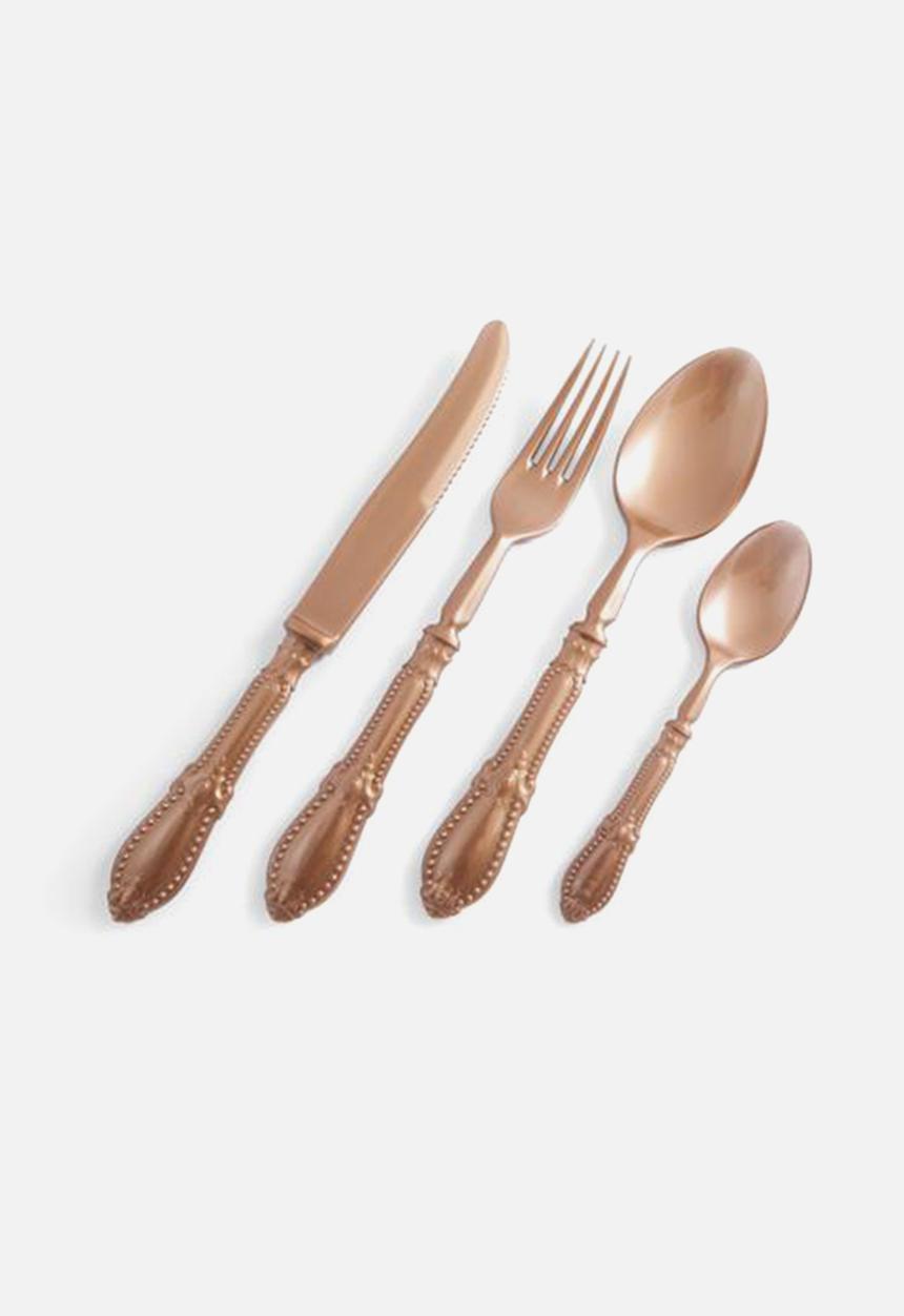 Nicolson Russell - Antique plastique cutlery-gold