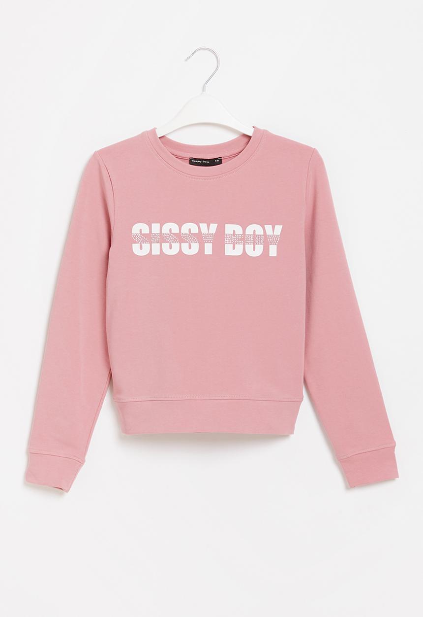 SISSY BOY - Grateful for today crew neck sweater - pink