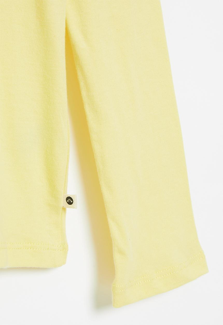 Roxy - Another chance foil long sleeve tee - pale yellow 