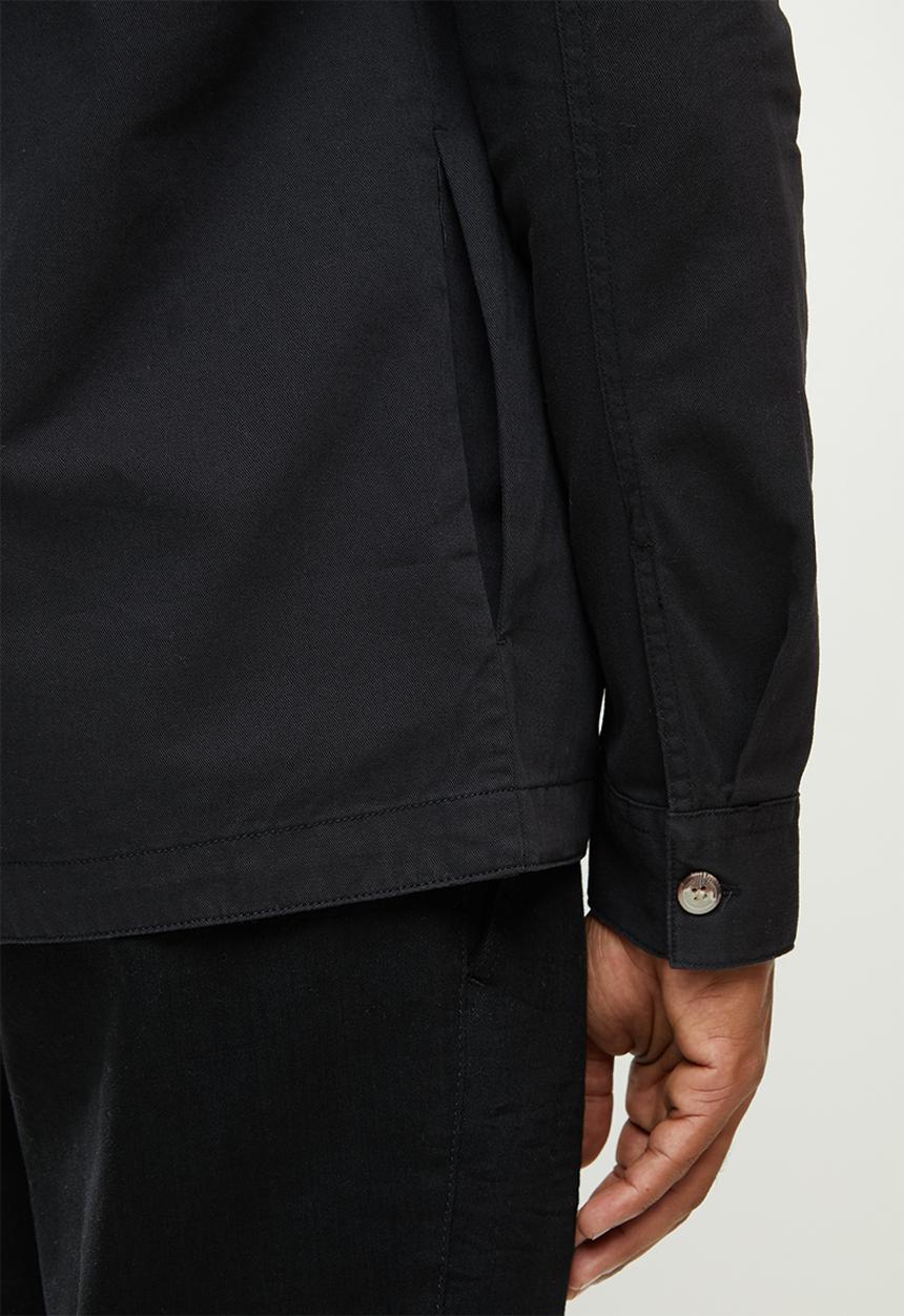 Only & Sons - Silvio long sleeve overshirt - black