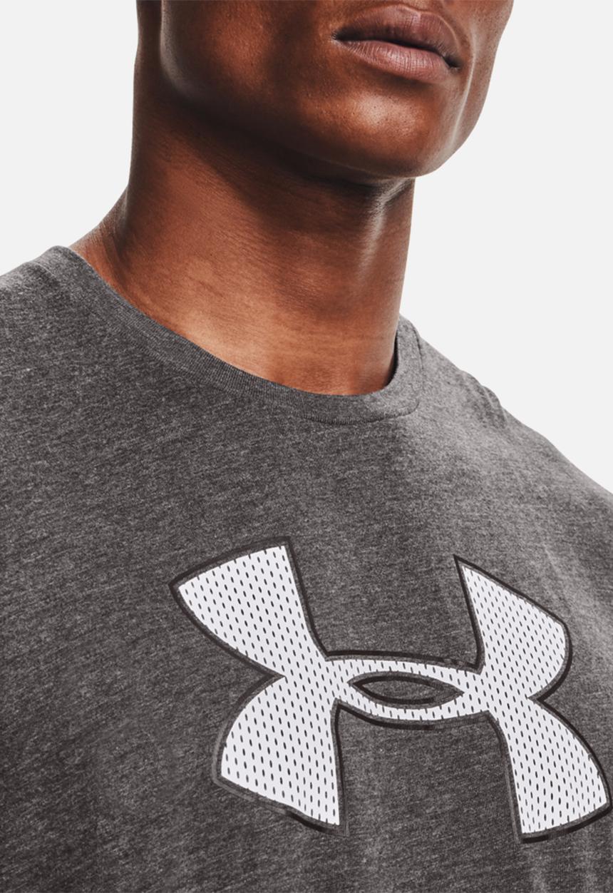 Under Armour - Ua big logo short sleeve tee - charcoal 