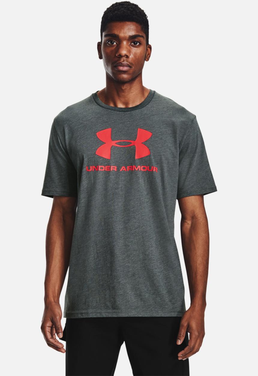 Under Armour - Sportstyle logo short sleeve tee - dark grey