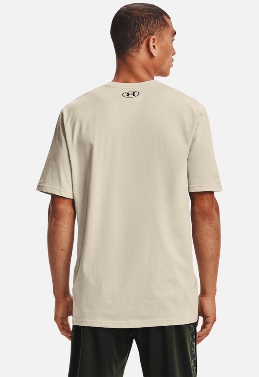 Under Armour - UA abc camo boxed logo short sleeve tee - cream
