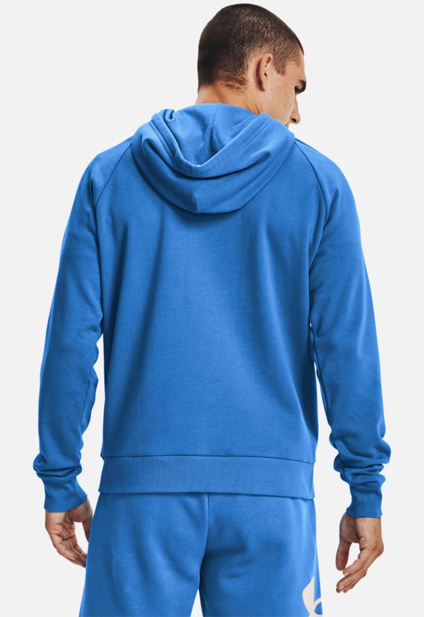 Under Armour - Ua rival fleece big logo hoodie - blue