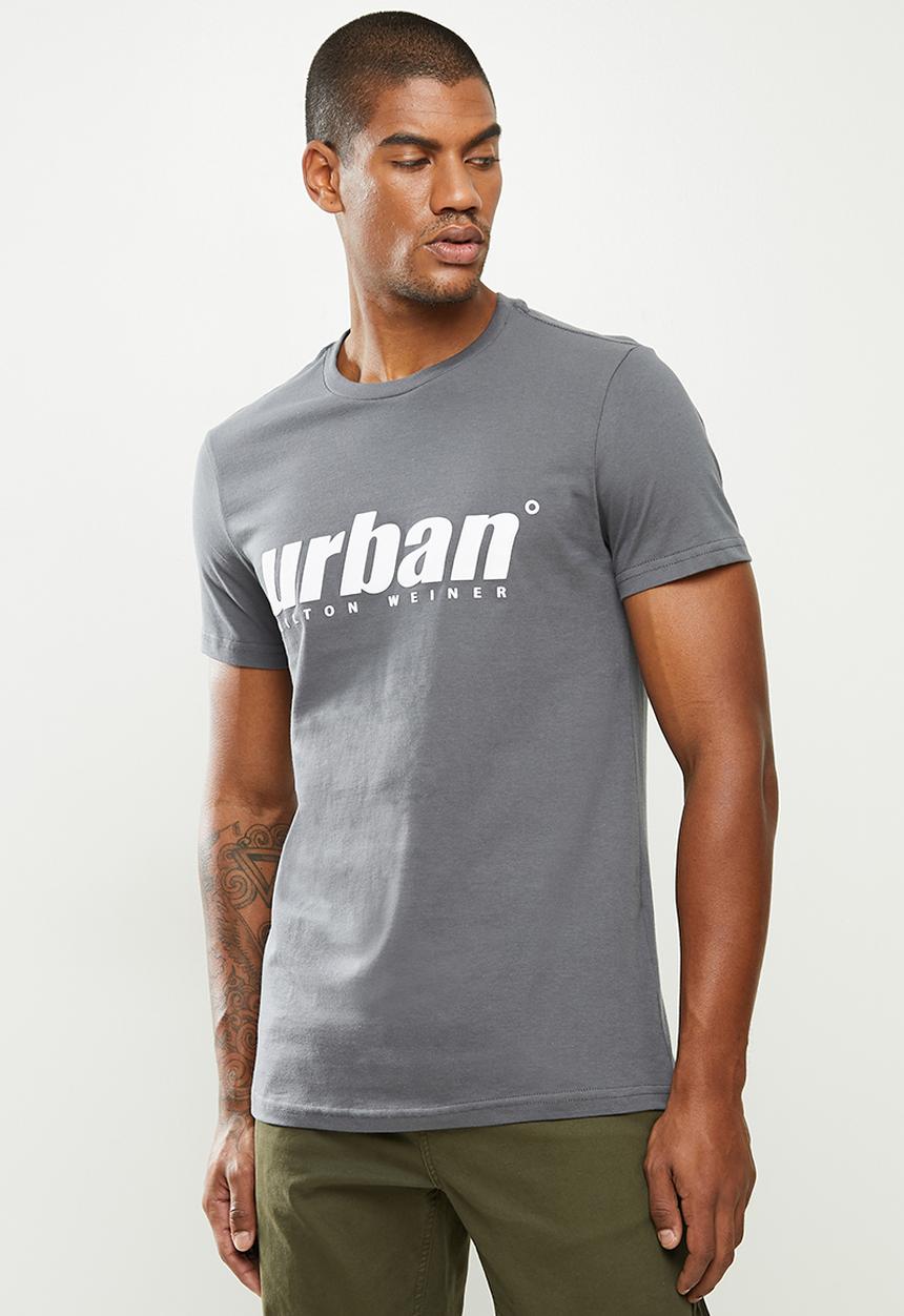 urban° - Mens urban T-shirt - grey melange