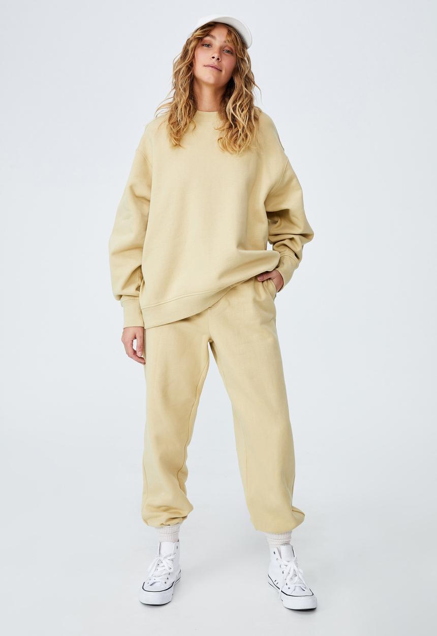 Cotton On - Throwback crew - tawny beige