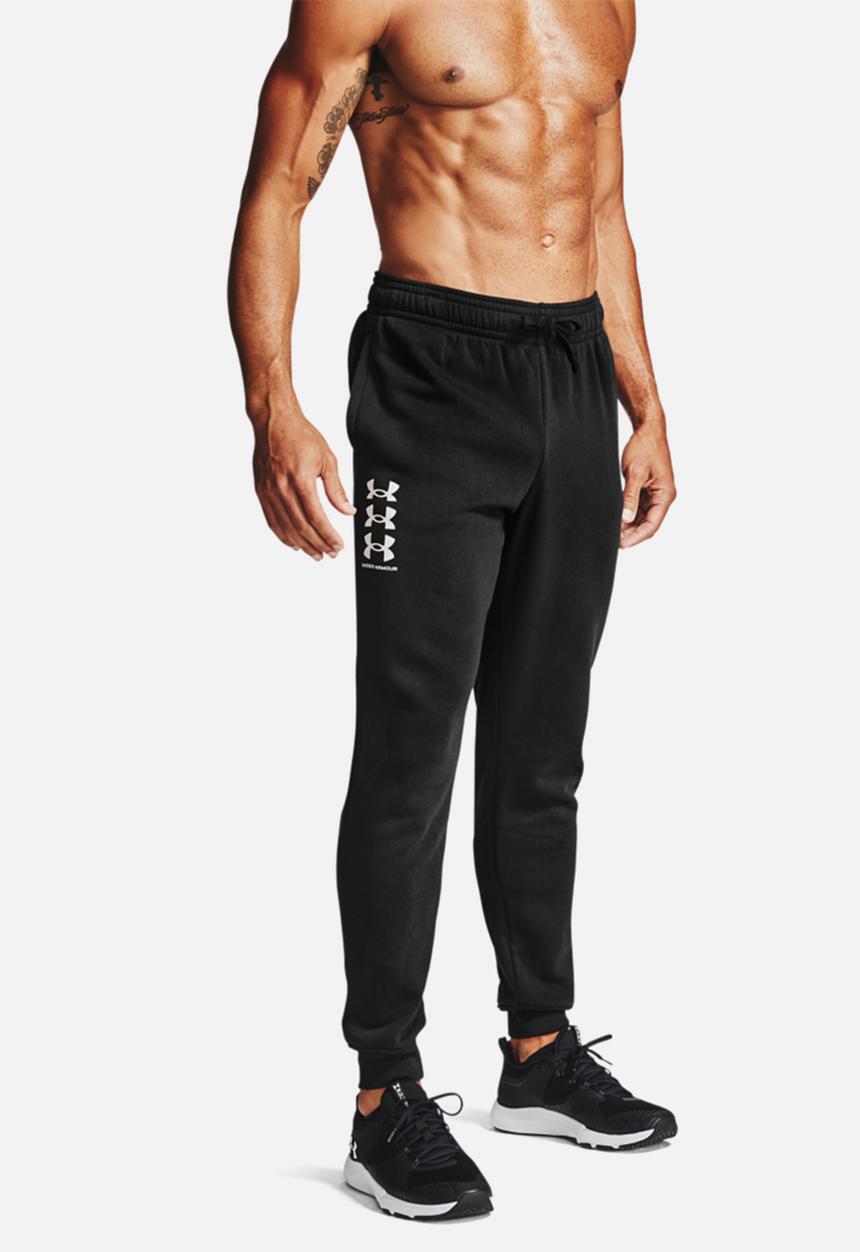 Under Armour - Ua rival fleece multilogo joggers - black