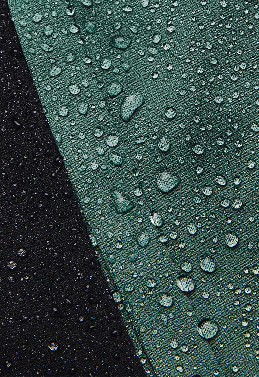 Under Armour - Ua af storm 1/2 zip hoodie - black & green