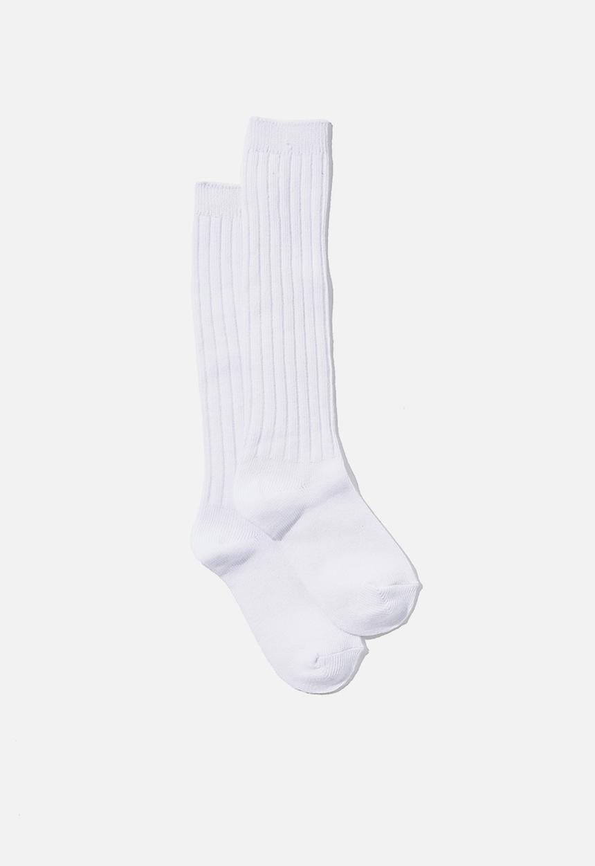 Factorie - Slouchy sock - white