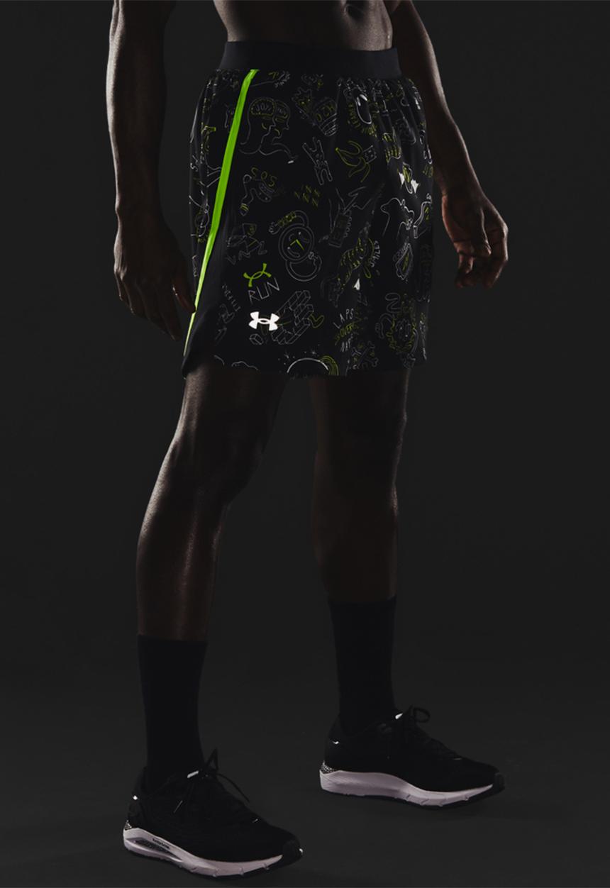 Under Armour - Ua run ur face off short - black