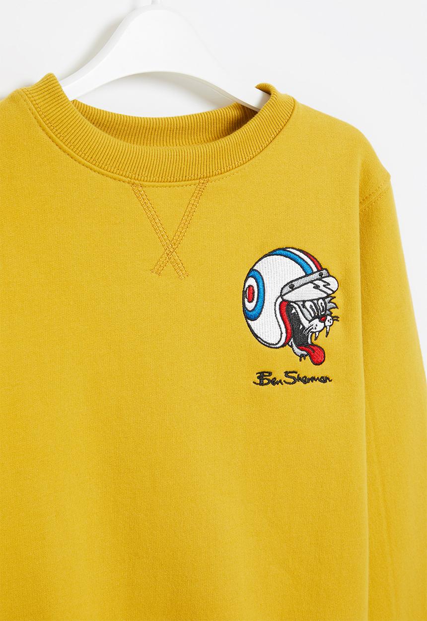 Ben Sherman - Boys cat crew - mustard