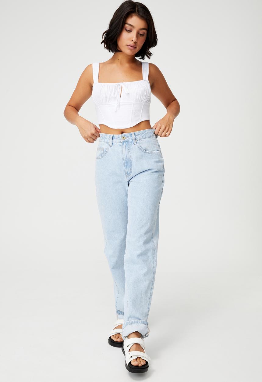 Cotton On - Floyd corset cami - white