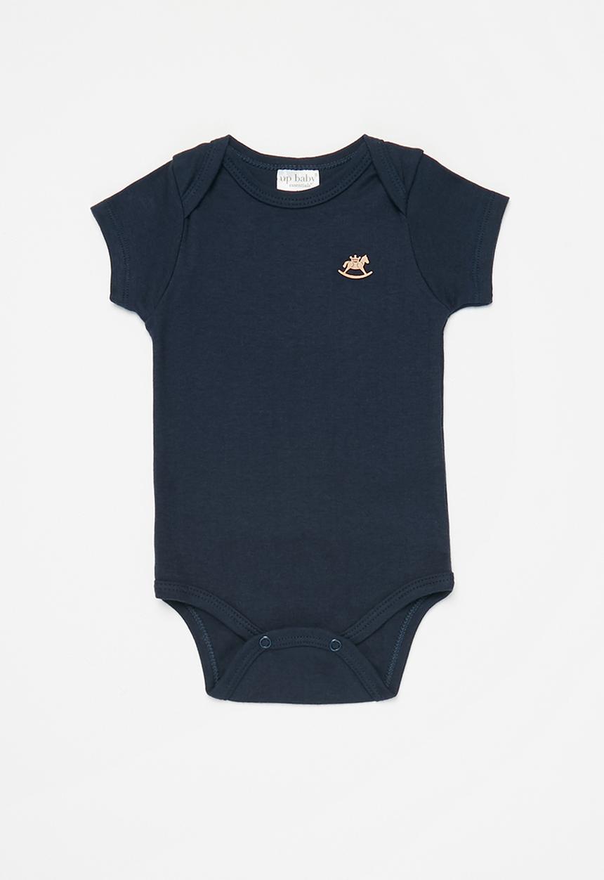 UP Baby - Baby short sleeve baby grow - dark blue
