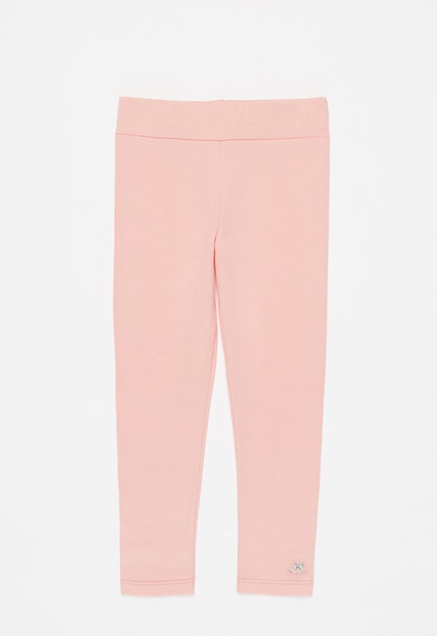 UP Baby - Girls elastane jersey legging - light pink