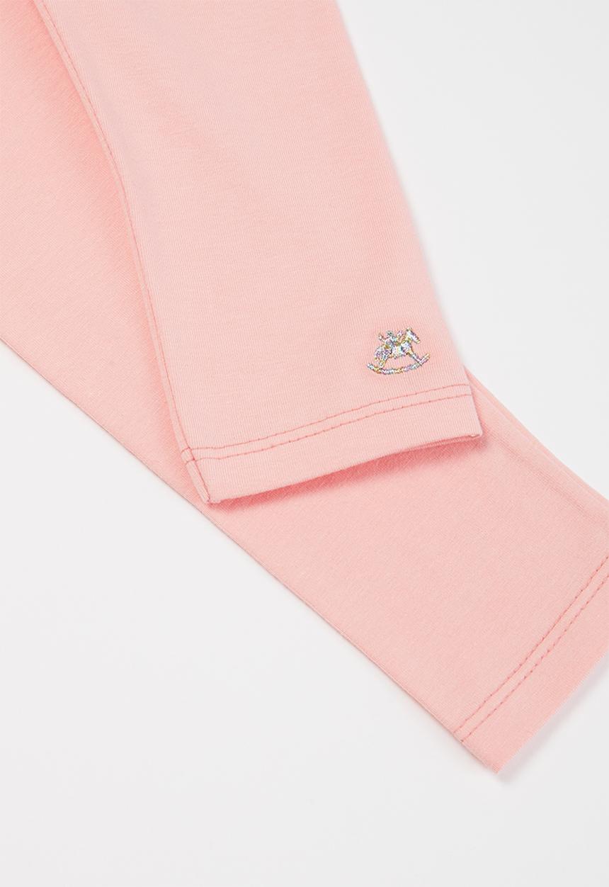 UP Baby - Girls elastane jersey legging - light pink