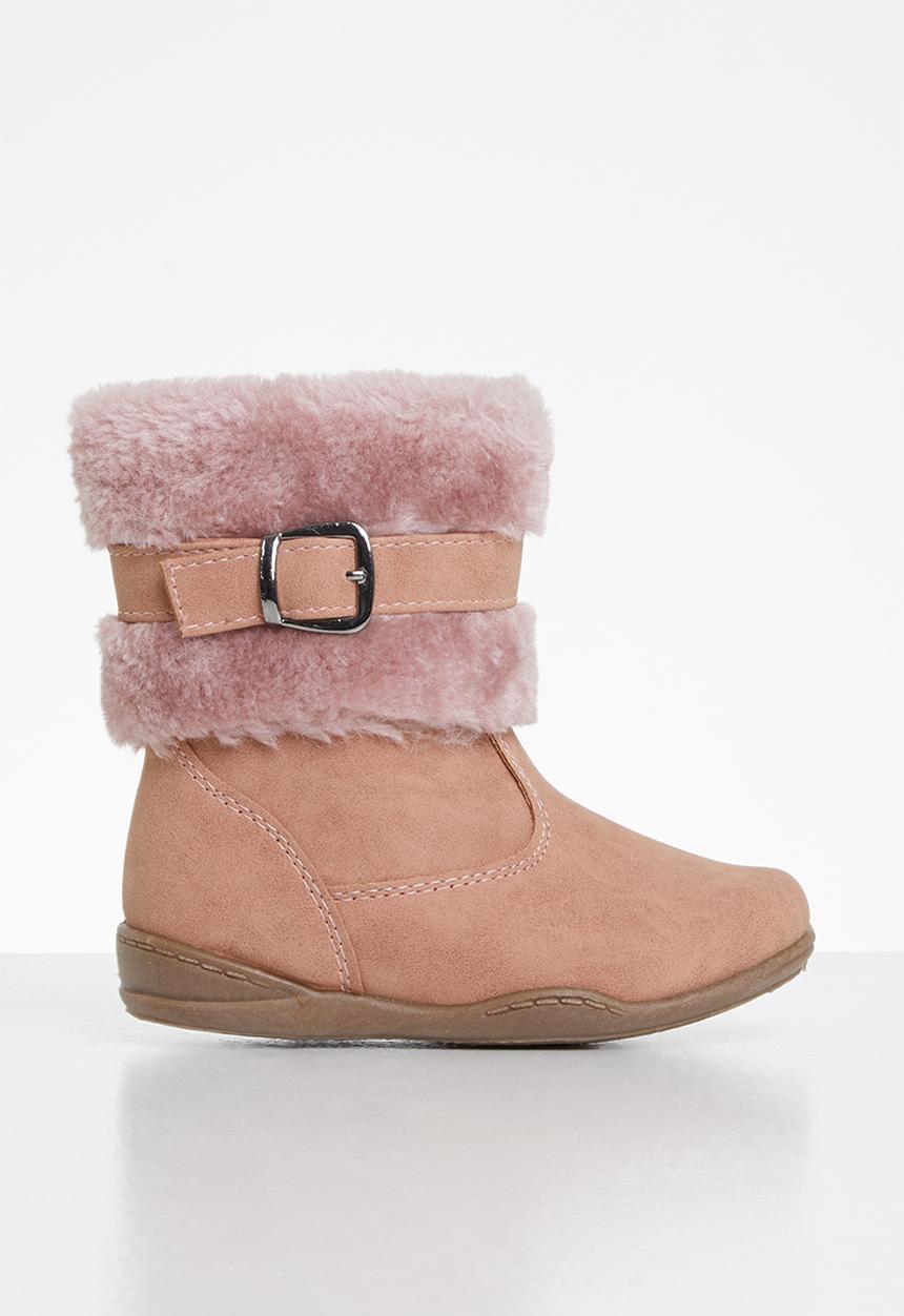 Pop Candy - Boots with buckle - dusty pink