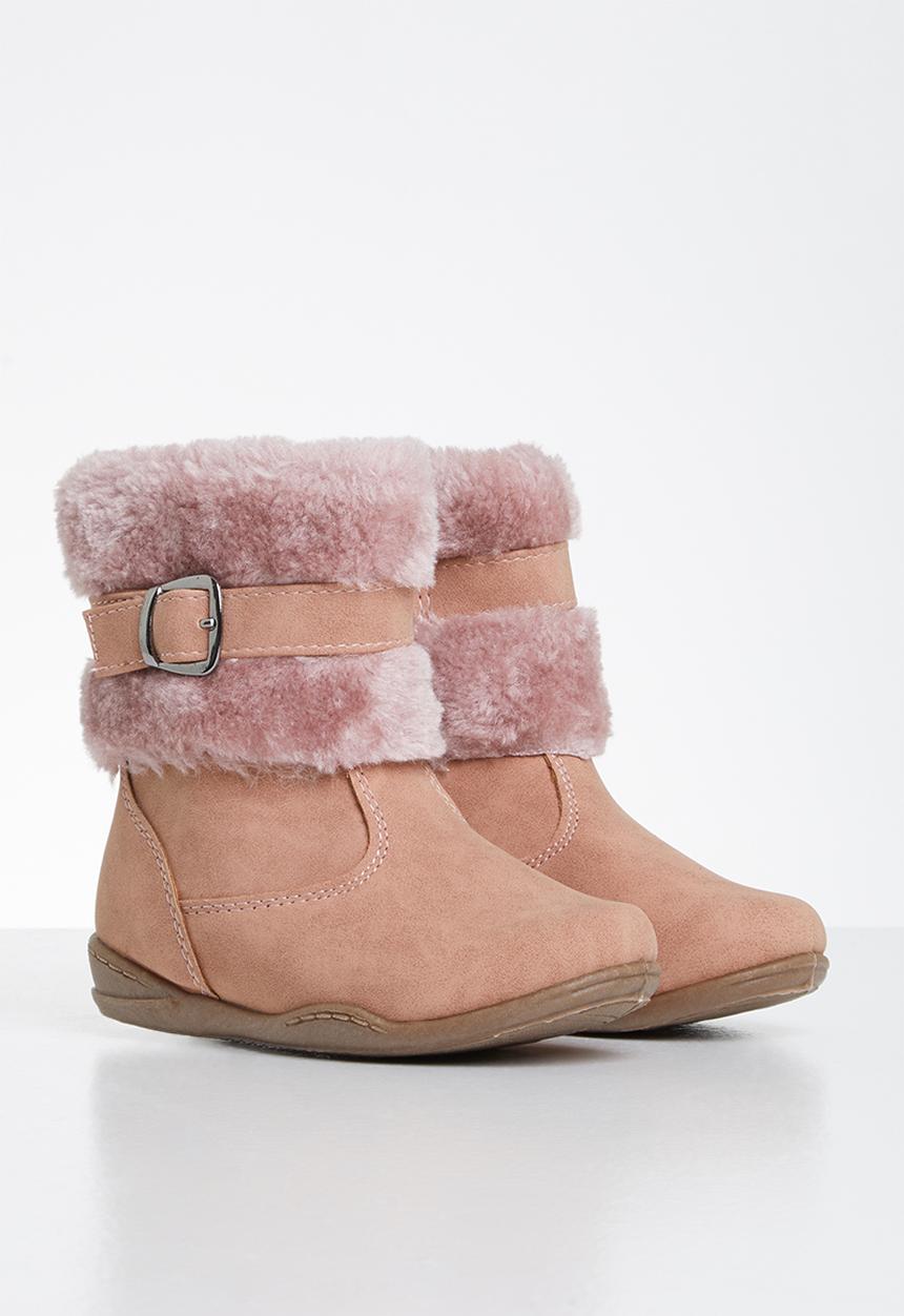 Pop Candy - Boots with buckle - dusty pink