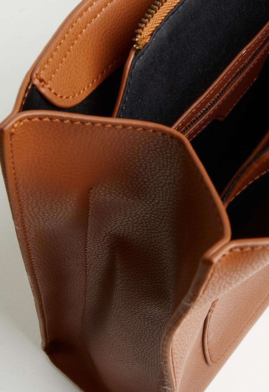 Superbalist - Leather tote bag - tan